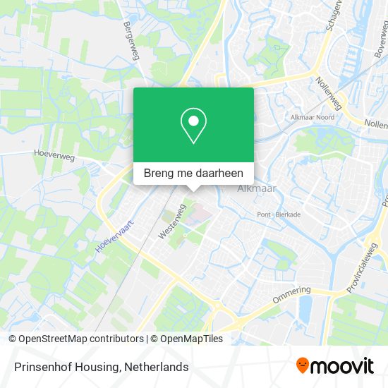 Prinsenhof Housing kaart