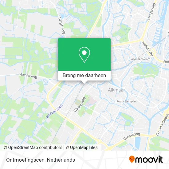 Ontmoetingscen kaart