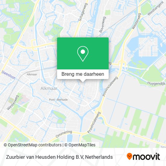 Zuurbier van Heusden Holding B.V kaart