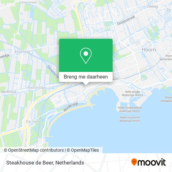 Steakhouse de Beer kaart