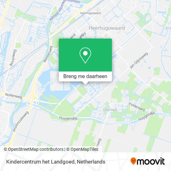 Kindercentrum het Landgoed kaart