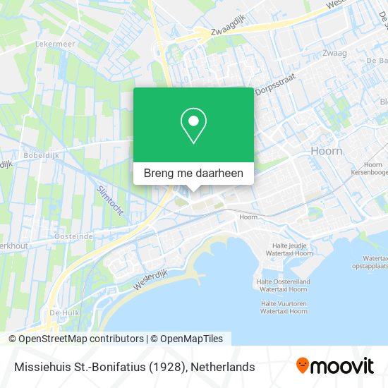 Missiehuis St.-Bonifatius (1928) kaart
