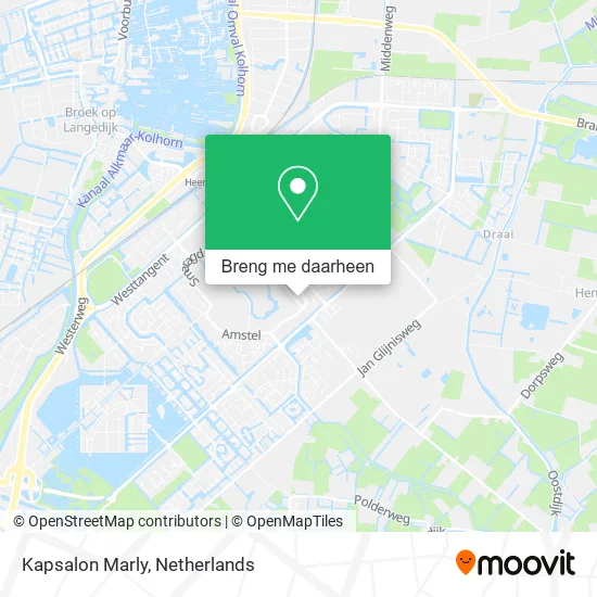 Kapsalon Marly kaart