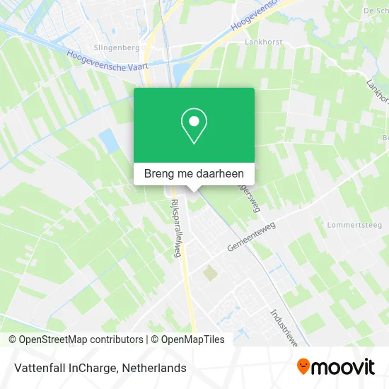 Vattenfall InCharge kaart