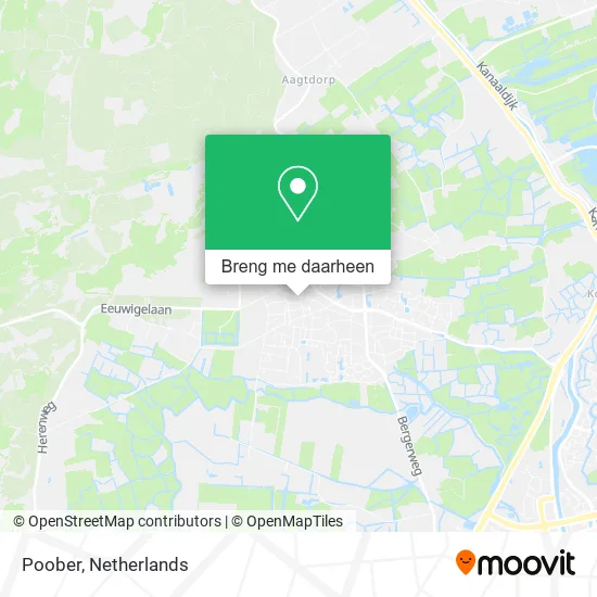 Poober kaart