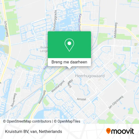 Kruistum BV, van kaart