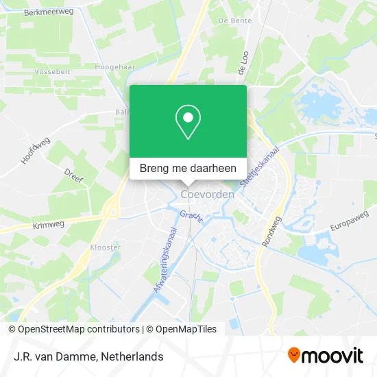 J.R. van Damme kaart