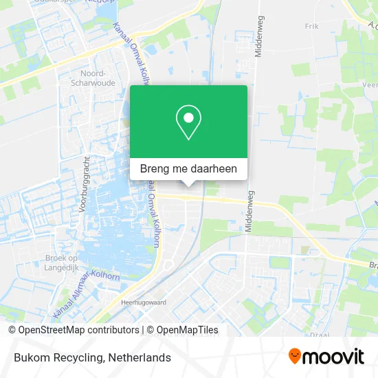 Bukom Recycling kaart