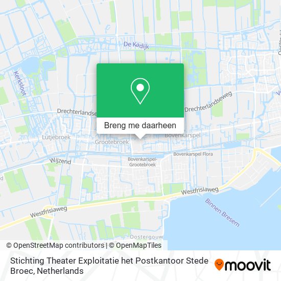 Stichting Theater Exploitatie het Postkantoor Stede Broec kaart