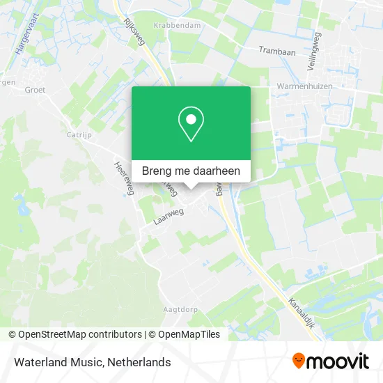 Waterland Music kaart