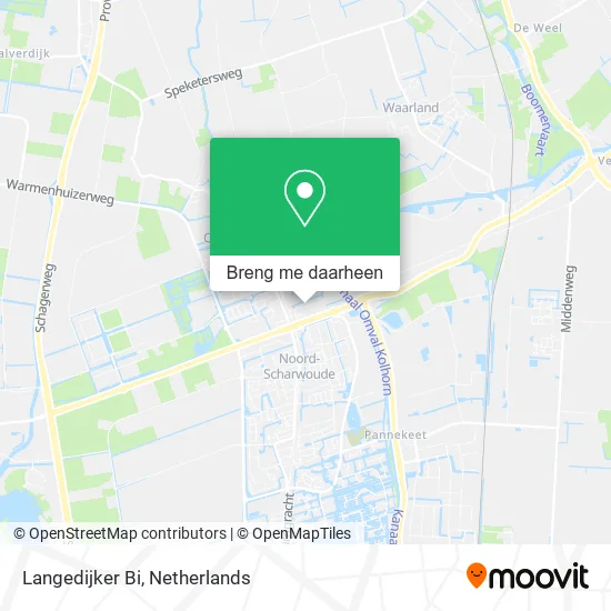 Langedijker Bi kaart