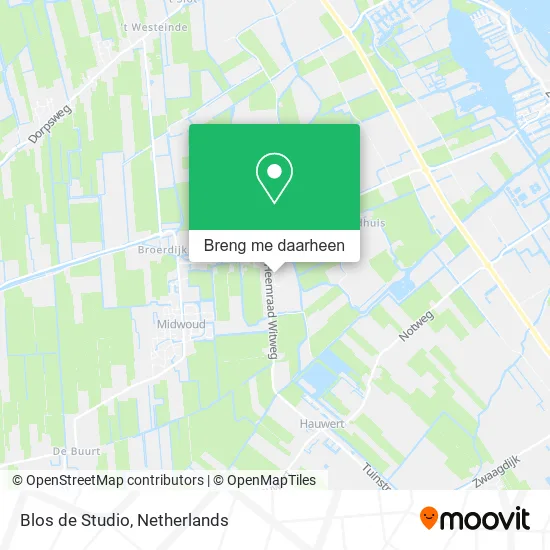 Blos de Studio kaart