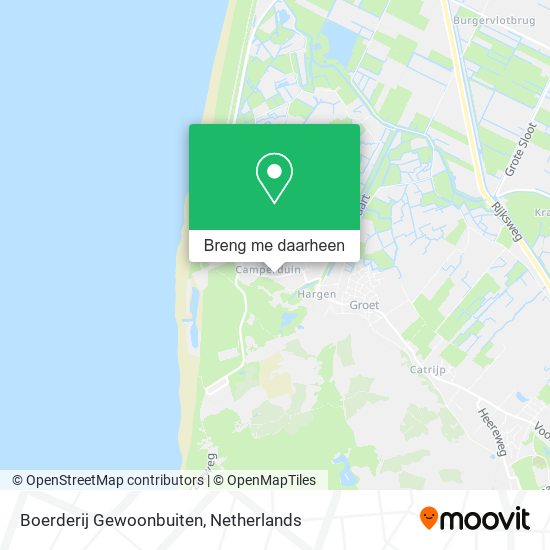 Boerderij Gewoonbuiten kaart