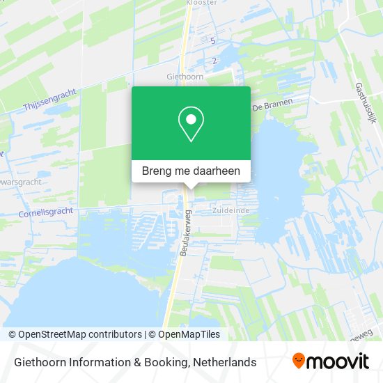 Giethoorn Information & Booking kaart