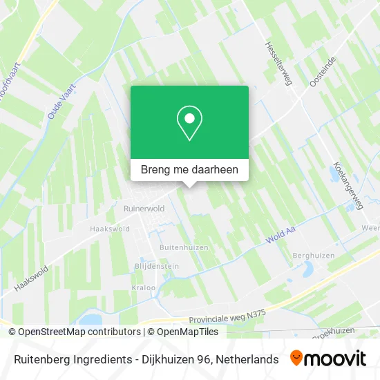 Ruitenberg Ingredients - Dijkhuizen 96 kaart