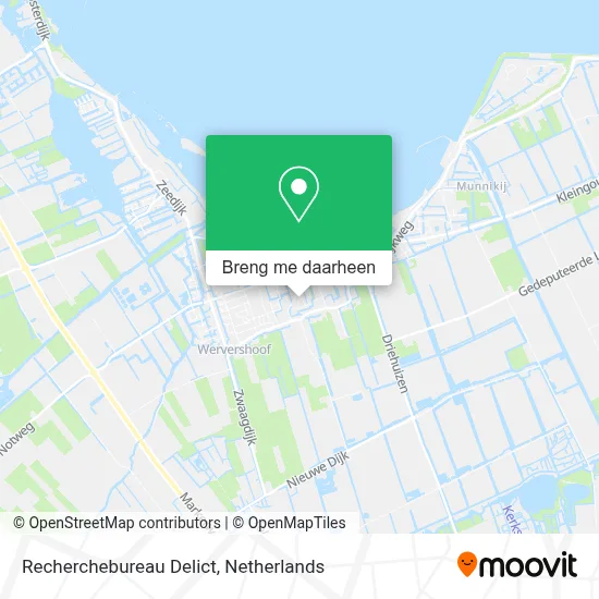 Recherchebureau Delict kaart