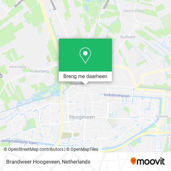 Brandweer Hoogeveen kaart