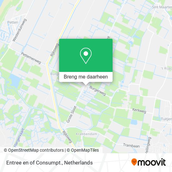 Entree en of Consumpt. kaart