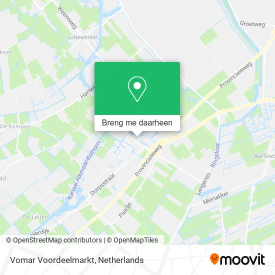 Vomar Voordeelmarkt kaart