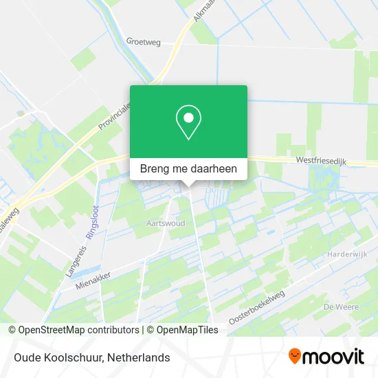 Oude Koolschuur kaart