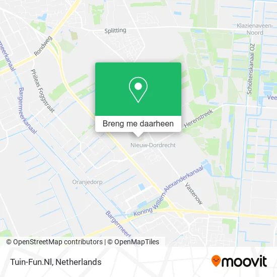 Tuin-Fun.Nl kaart