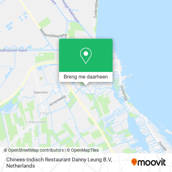 Chinees-Indisch Restaurant Danny Leung B.V kaart