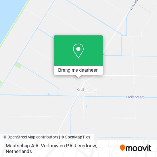 Maatschap A.A. Verlouw en P.A.J. Verlouw kaart