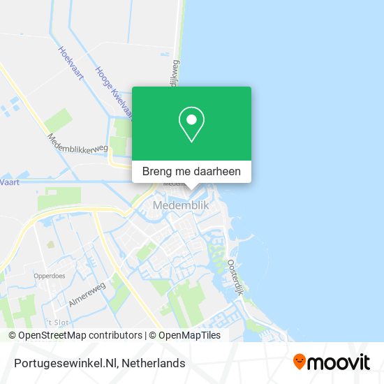 Portugesewinkel.Nl kaart