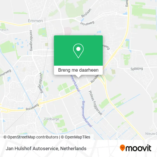 Jan Hulshof Autoservice kaart