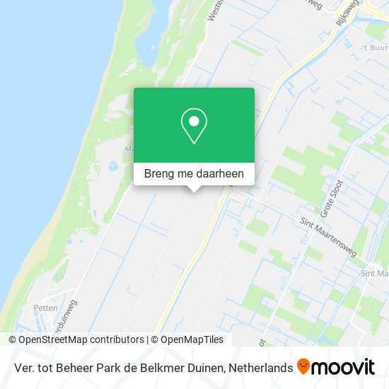 Ver. tot Beheer Park de Belkmer Duinen kaart