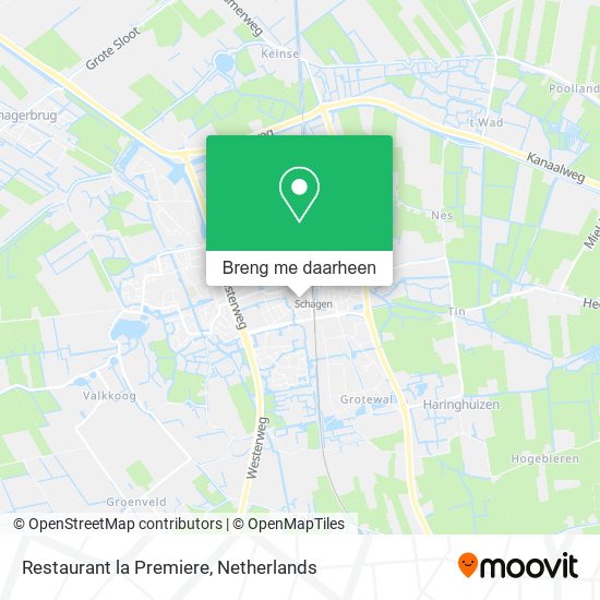 Restaurant la Premiere kaart