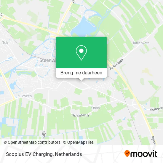 Scopius EV Charging kaart