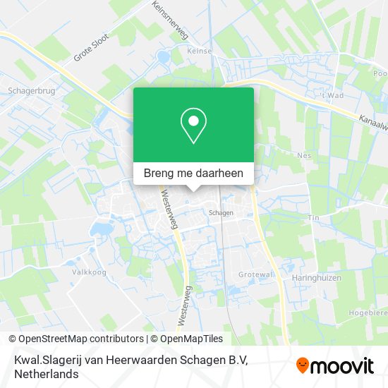 Kwal.Slagerij van Heerwaarden Schagen B.V kaart