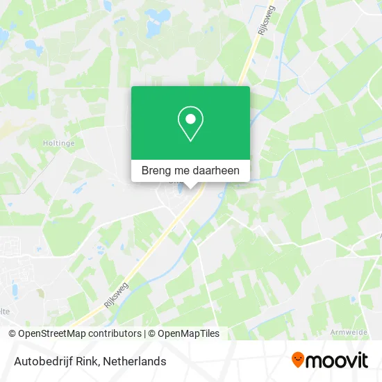 Autobedrijf Rink kaart
