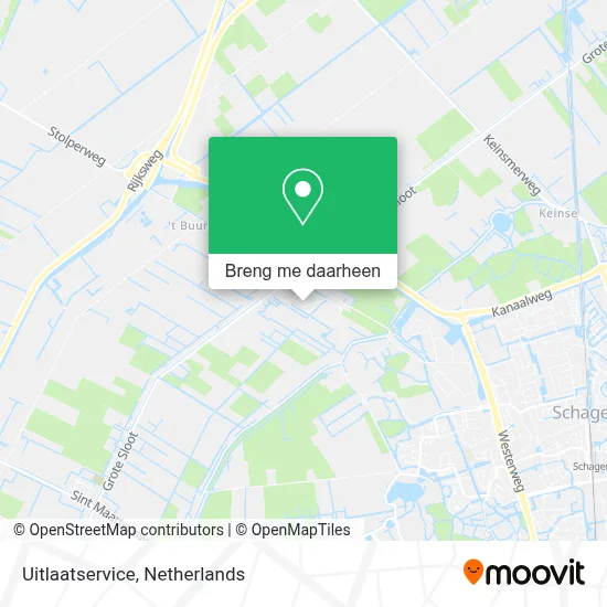 Uitlaatservice kaart