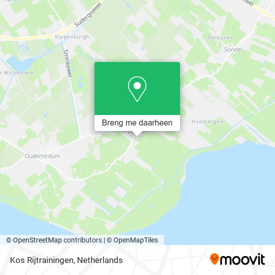 Kos Rijtrainingen kaart