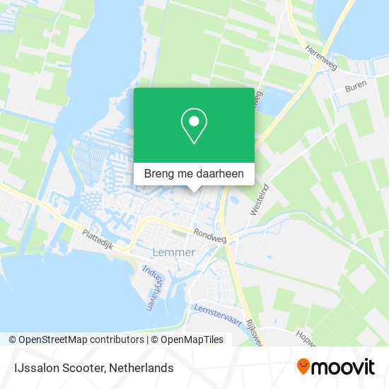 IJssalon Scooter kaart