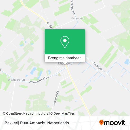 Bakkerij Puur Ambacht kaart