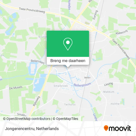 Jongerencentru kaart