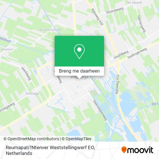 Reumapati?Ntenver Weststellingwerf EO kaart