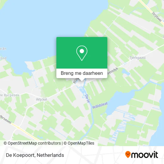 De Koepoort kaart