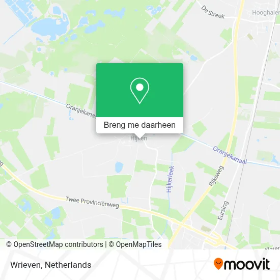 Wrieven kaart