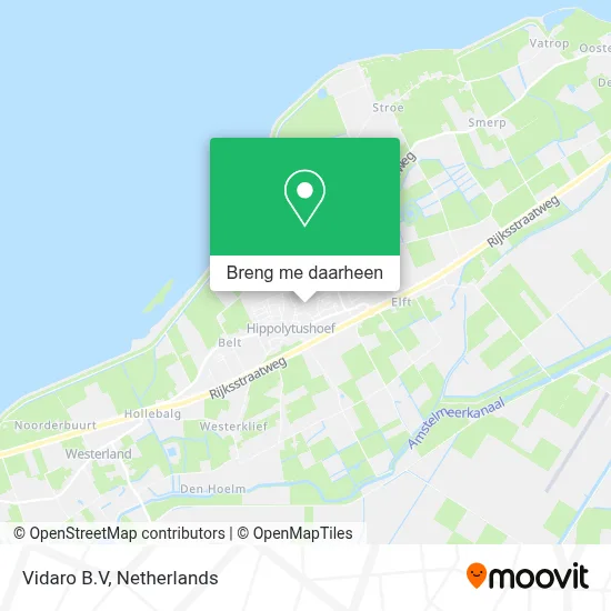 Vidaro B.V kaart