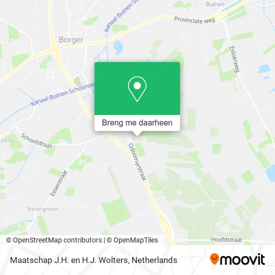 Maatschap J.H. en H.J. Wolters kaart
