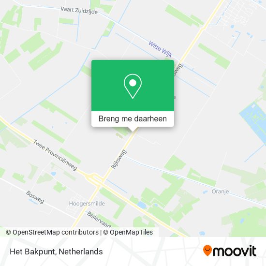 Het Bakpunt kaart