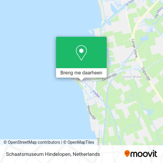 Schaatsmuseum Hindelopen kaart