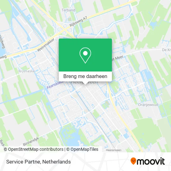Service Partne kaart