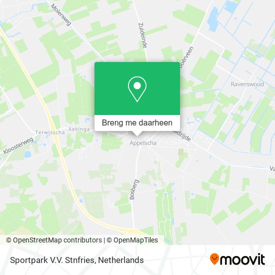 Sportpark V.V. Stnfries kaart
