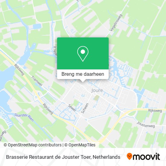 Brasserie Restaurant de Jouster Toer kaart