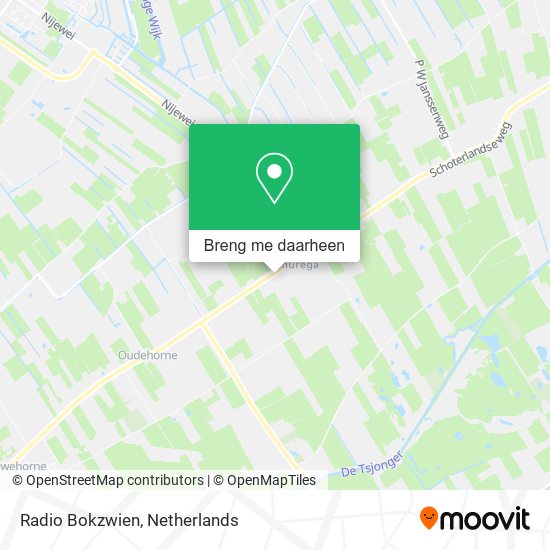 Radio Bokzwien kaart